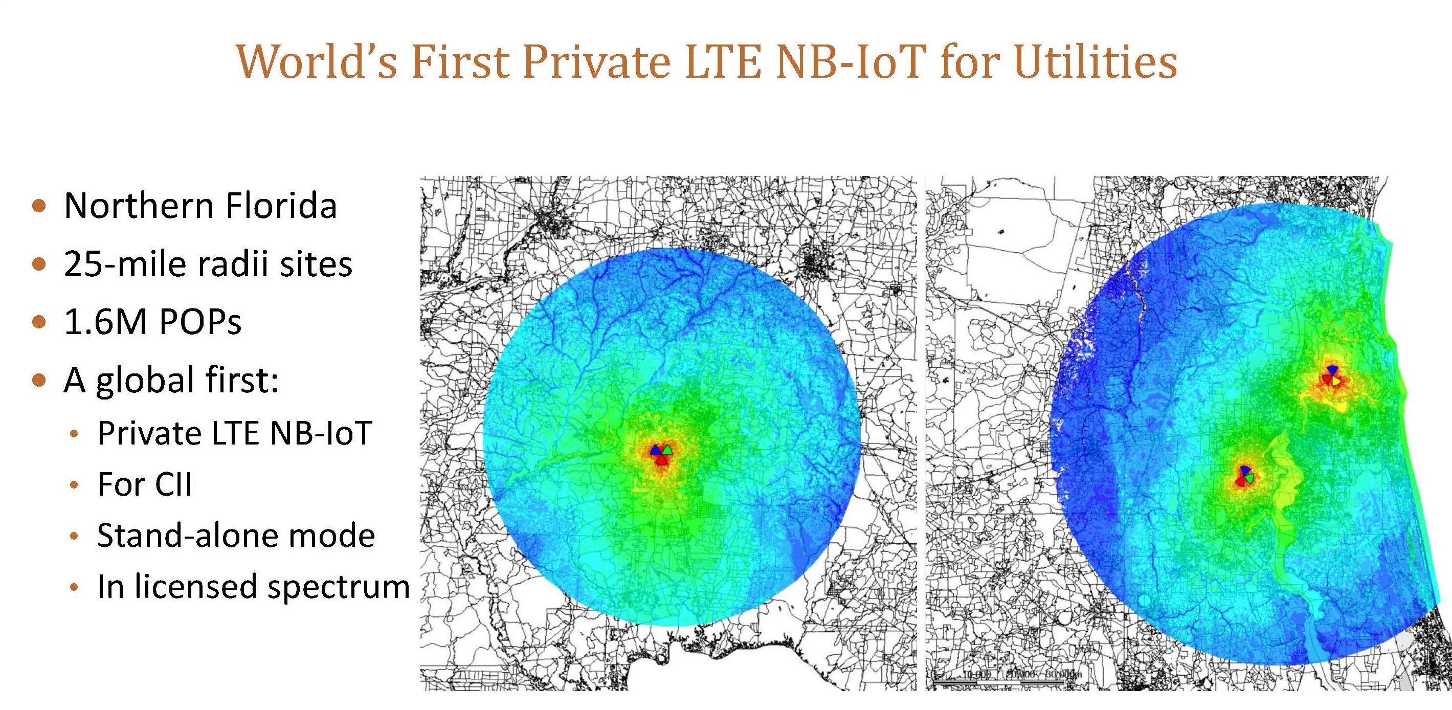 World’s First Private LTE NB-IoT for Utilities