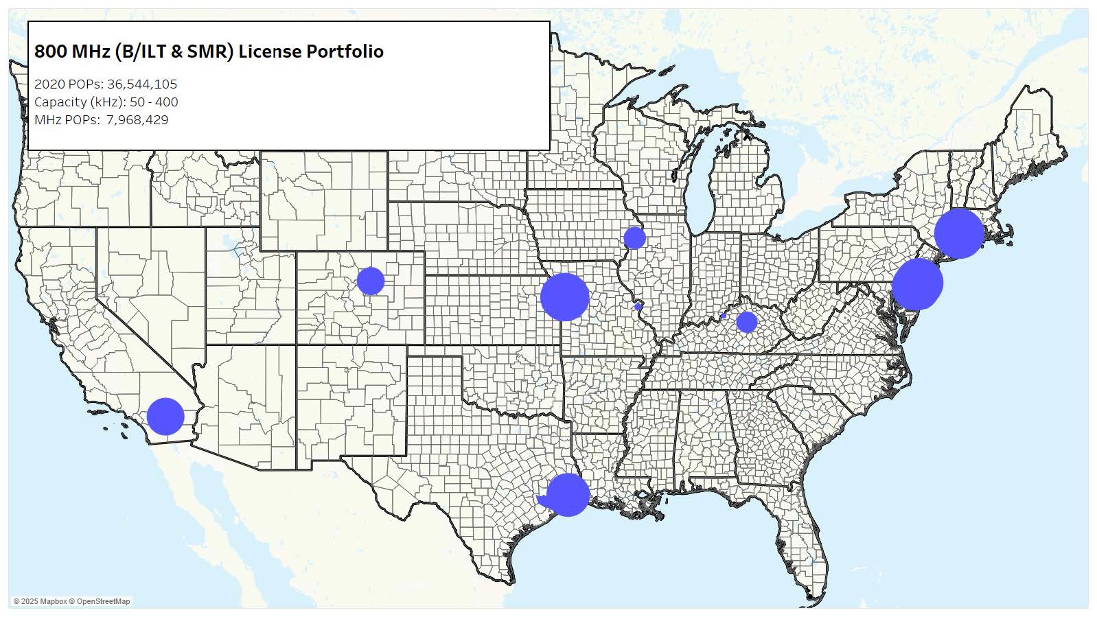 800 MHz (B/ILT & SMR)