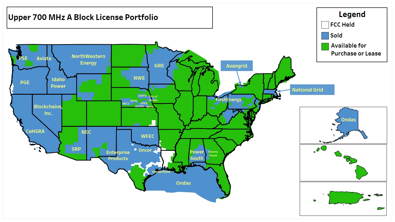 Upper 700 MHz A Block - Band Plan